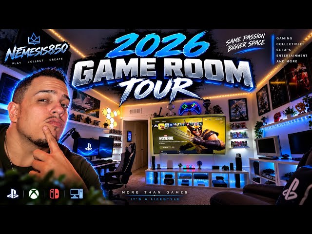 Ultimate Game Room Tour 2026: The Retro & Modern Setup of My Dreams!