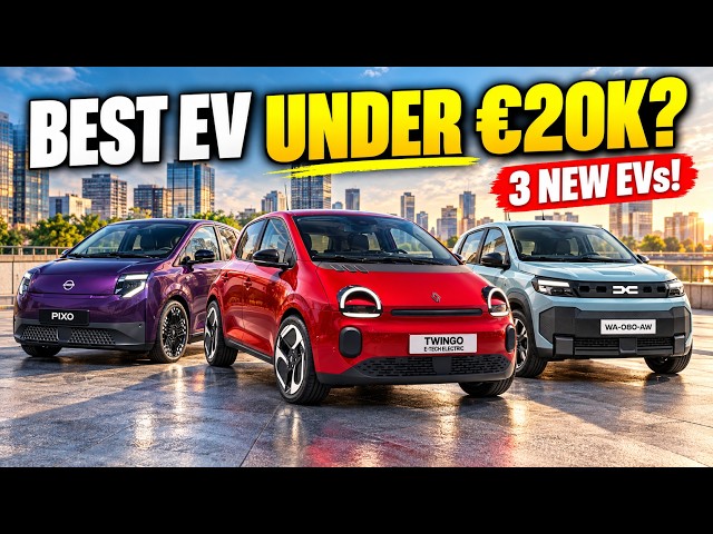 The €20,000 EV Battle! Nissan PIXO vs Twingo vs Dacia Spring