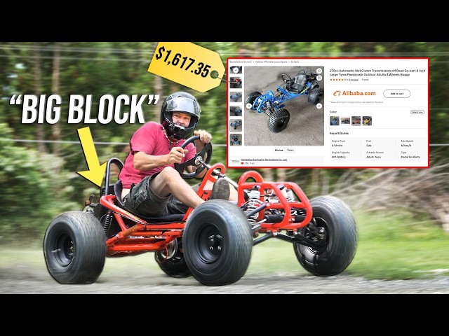We Imported a Bizarre Big Tire Go Kart from China!
