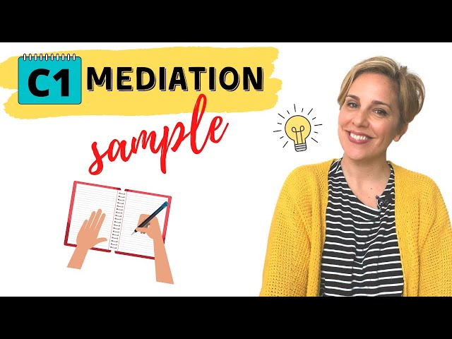 DO A WRITTEN MEDIATION TASK WITH ME! - C1 level