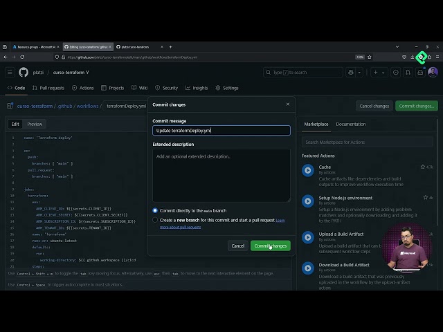 35 Despliegue Continuo con Terraform y Github Actions