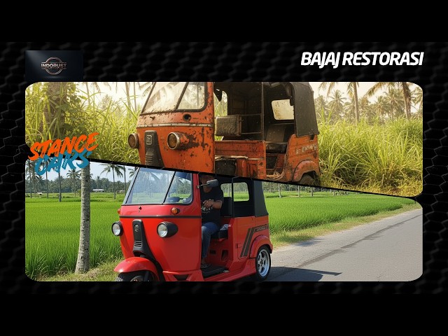 ASMR Restoration & Modification | BAJAJ RODA TIGA | From Abandoned to Stance
