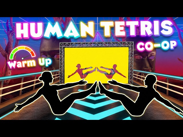 HUMAN TETRIS CO-OP | High Quality Immersive Interactive Warm Up | Viral Interactive Game | FULL