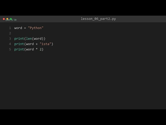 Learn Python Day 6: Strings Part 1: Literals, Indexing, and Slicing
