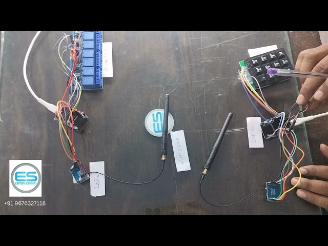 LoRa based Wireless  control system for Traffic signals ||Erotech solutions.