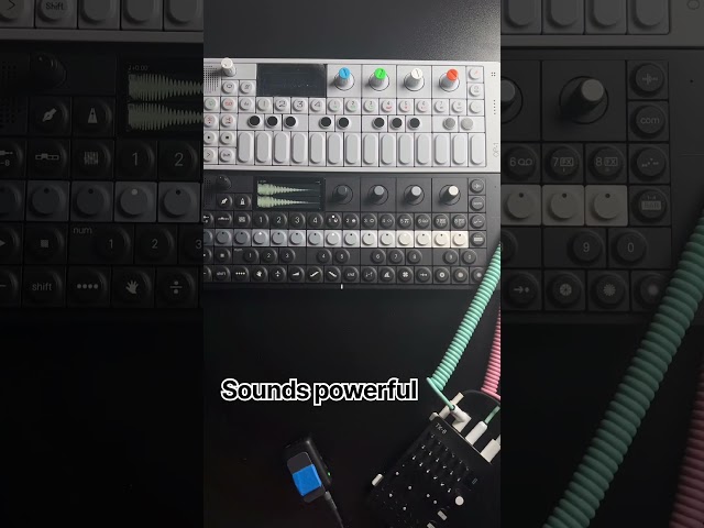 The Teenage Engineering OP-1 OG sounds super powerful here. #dawless #op1