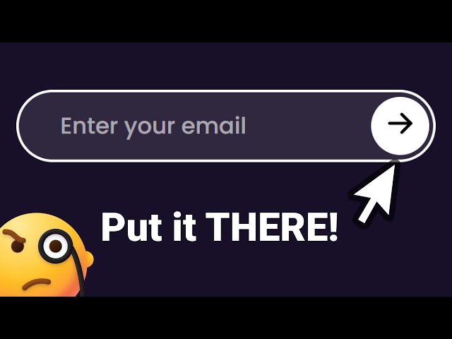 Button on Input - CSS Position Tutorial