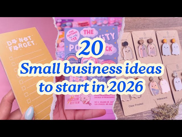 20 Small Business Ideas to Start in 2026