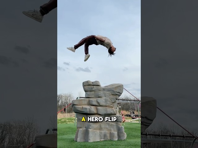 How to HERO FLIP‼️✅ #backflip #fitness #tutorial
