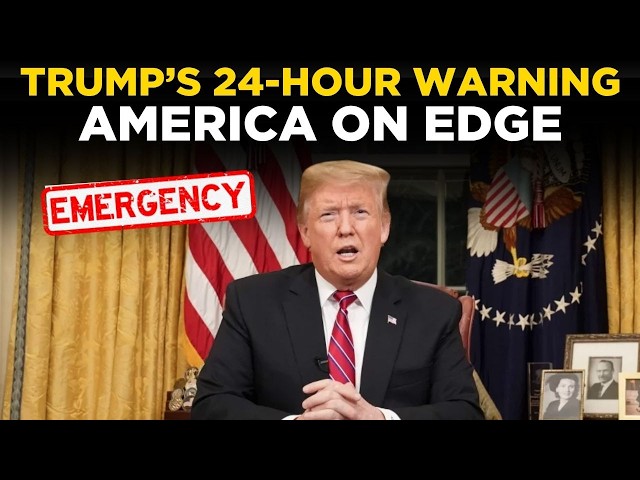 DONALD TRUMP LIVE: Trump Speaks Now as 24-Hour Emergency Announcement Puts America on Edge | US News