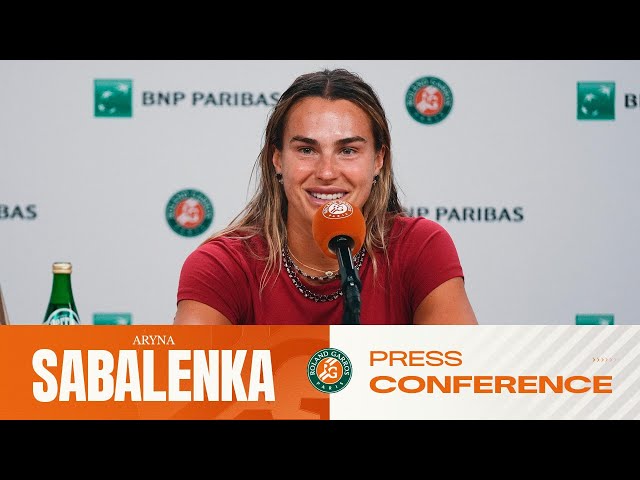 Aryna Sabalenka | Round 4 Press Conference | Roland-Garros 2026
