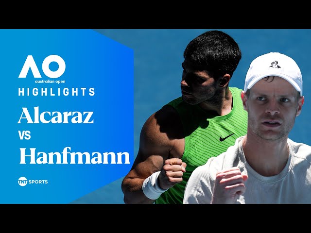 What A Battle ⚔️ | Carlos Alcaraz vs Yannick Hanfmann | Australian Open 2026 Extended Highlights 🇦🇺