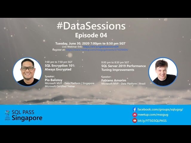 SG SQLPASS #DataSessions 04