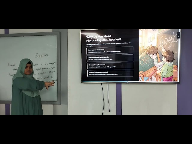 Morphology & Syntax |Morphological |English | Lecture-05 | Mutmainna Akhter | University of Scholars