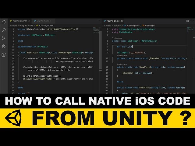 Unity3d iOS Plugins - How To Create An iOS Plugin With Unity3d ?