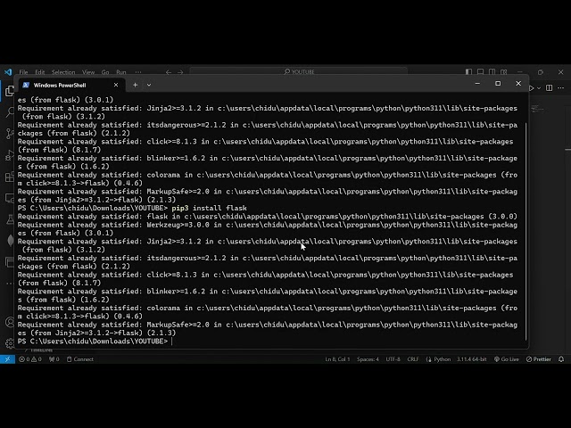 Flask Tutorial #1 - How to Make Websites with Python