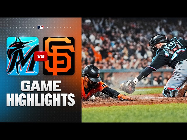 Marlins vs. Giants Game Highlights (4/24/26) | MLB Highlights