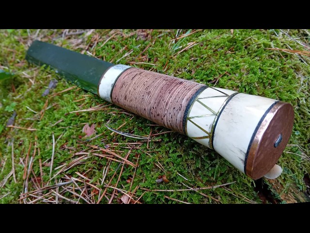 Making a Traditional Leuku — Steel, Antler, Birch Bark and Copper