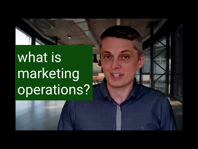 What is the Role of Marketing Operations?