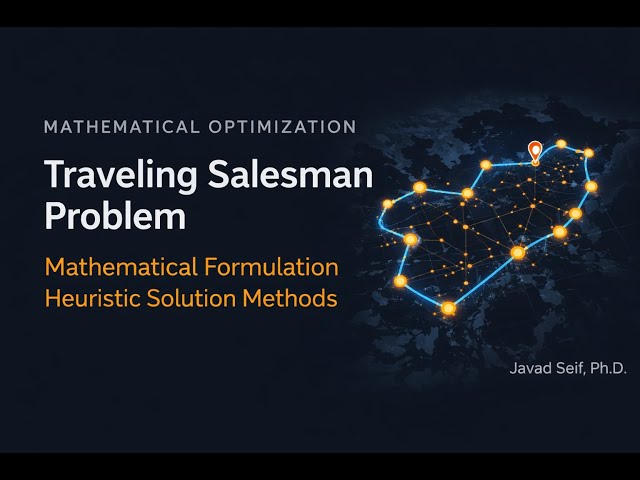 TSP (Traveling Salesman Problem): Mathematical Formulation | Operations Research