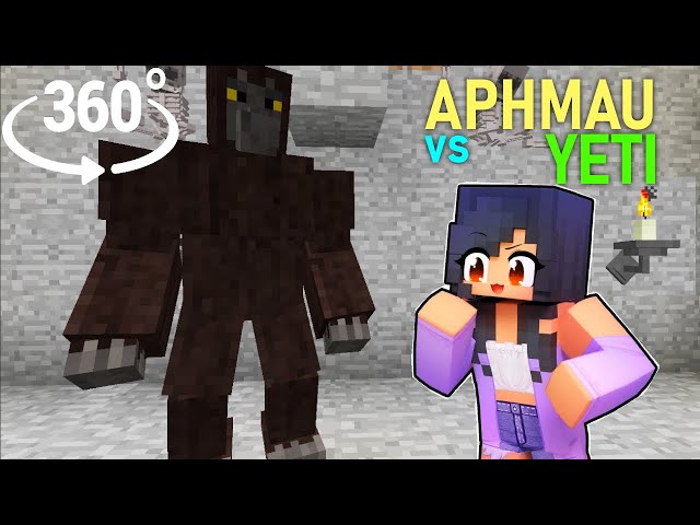 APHMAU saving friends from YETI in Minecraft 360°