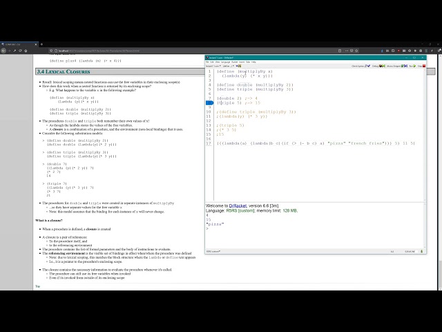 3.8 - Lexical Closures