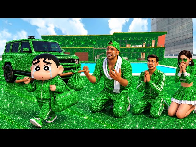 Jack and Shinchan Found a Green Diamond House 💥 - INDIAN THEFT AUTO SIMULATOR