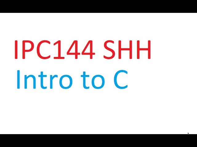 IPC144 - Week 4 lab, define, nested loop, min max and retargeting visual studio