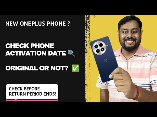 How to check OnePlus phone activation date ? | OnePlus phone activation date kaise check karen ?