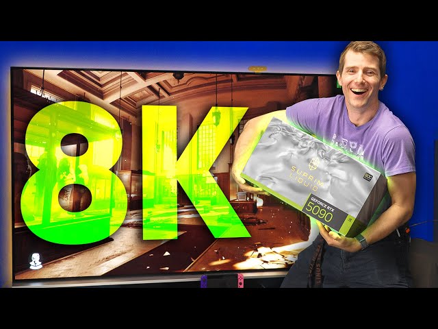 8K Gaming is NEVER Happening - RTX 5090 Demo