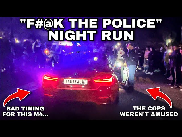 This Time The Cops Actually Shut It Down... | Kill All Tires Presents: “F#@k The Police” Night Run