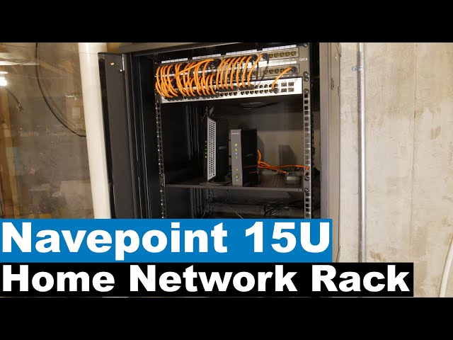 Home Network Setup and Rack Installation | NavePoint 15U Rack