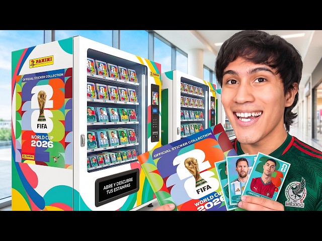 I FILLED THE 2026 WORLD CUP ALBUM USING ONLY VENDING MACHINES ⚽