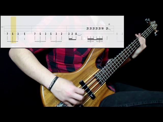 Yes - Roundabout (Bass Cover) (Play Along Tabs In Video)