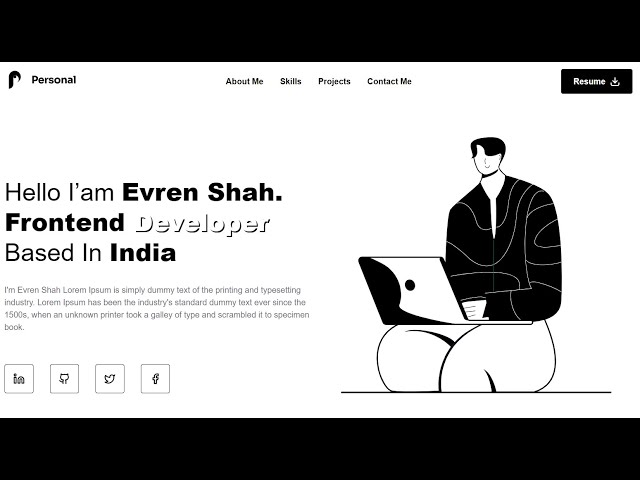 Illyustratsiyaga Asoslangan Portfolio Saytni Figma’dan HTML & CSS’da Kodlash | To‘liq Tutorial