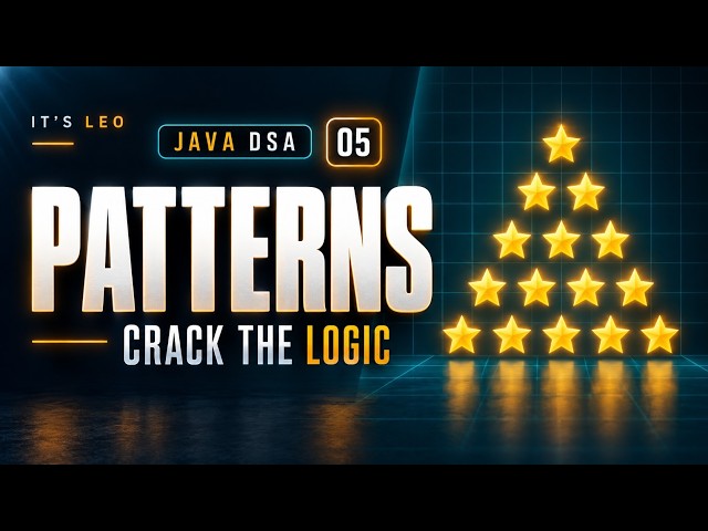 Pattern Printing in Java: Nested Loops Explained | DSA Course #05