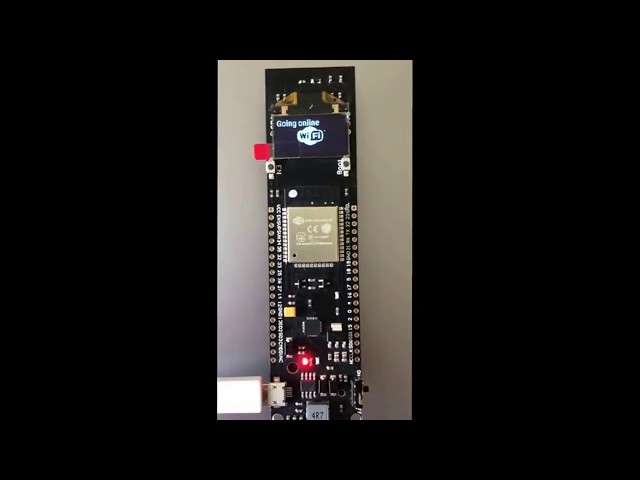 ESP32 Web Service monitor