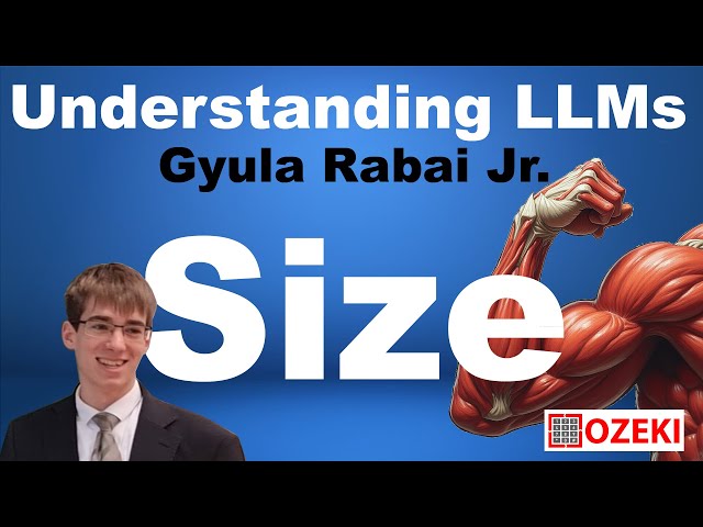Large Language Models (LLM) - Part 12/16 - Model size and Parameter size in AI