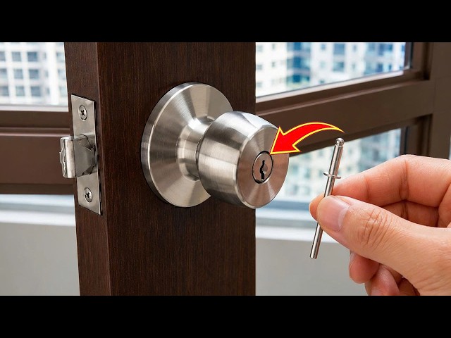 Lost your keys? Unlocking with rivets: a trick from a 60-year-old locksmith.