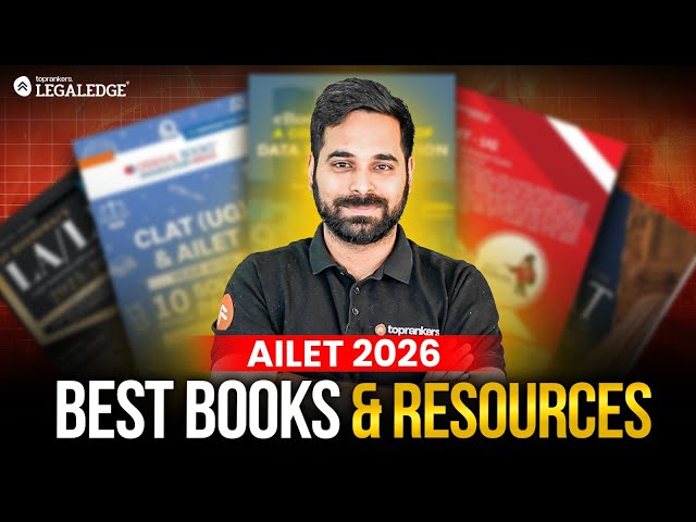 AILET 2026 Strategy + Best Books | How to Prepare for AILET in 6 Months?