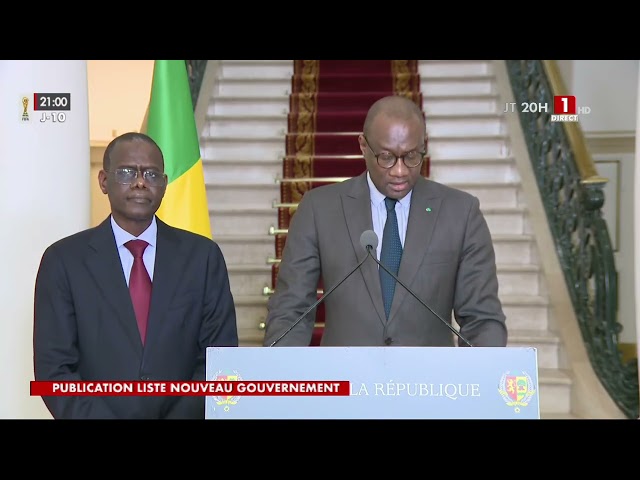 Here is the list of the new government