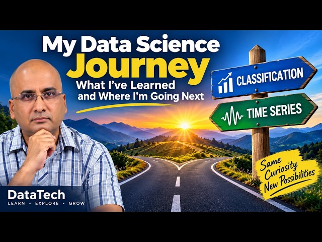 My Data Science Journey | What’s Next: Classification, Time Series or Audio Analysis?