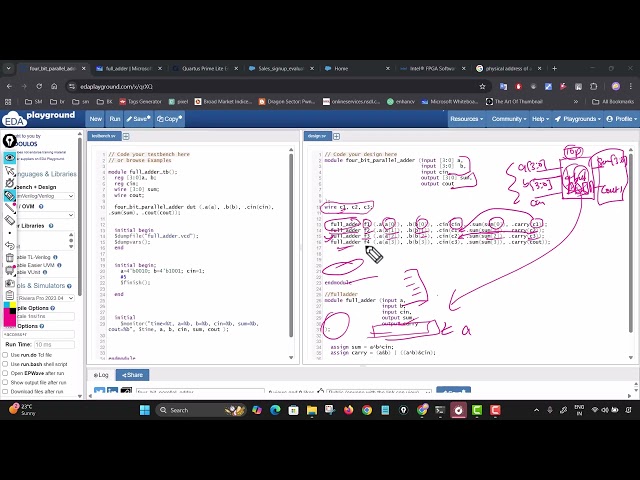 Lec.15 | four bit parallel adder