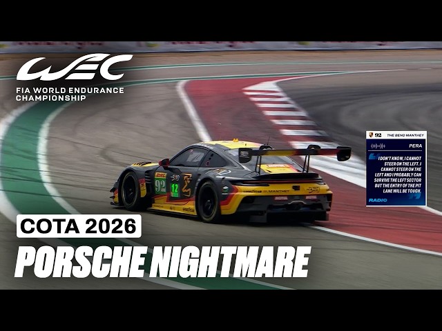 “I Cannot Steer Left!” Porsche Hits Trouble at COTA | 6 Hours of COTA 2026 | FIA WEC