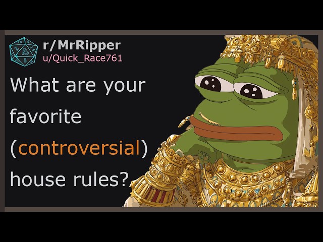 DnD Players, What are your favorite (controversial) house rules? #dnd