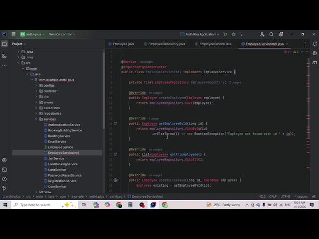 Springboot Crud :Final rest api