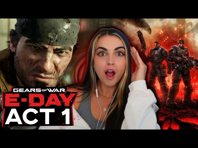 GEARS OF WAR E-Day is already INCREDIBLE! | Campaign Gameplay Playthrough | ACT 1