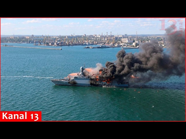 Special Operations Forces of Ukraine secretly hit a Russian ship; major disaster for Russian fleet
