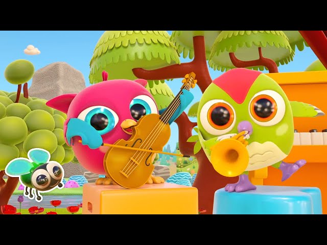 The Shoo Fly song for kids with Peck Peck the Woodpecker - Cartoons & nursery rhymes for kids