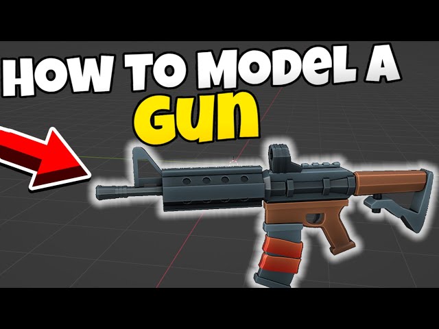 How To Make A Gun | Blender
